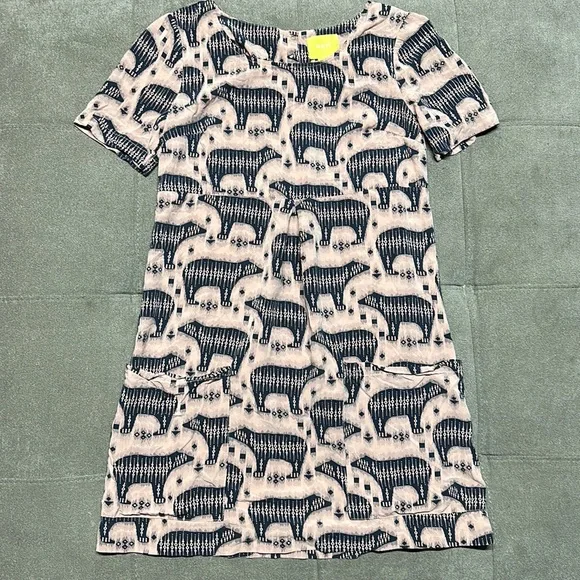 🐻🐻Anthropologie Maeve Zola Bear Dress 🐻🐻 - Picture 2 of 12